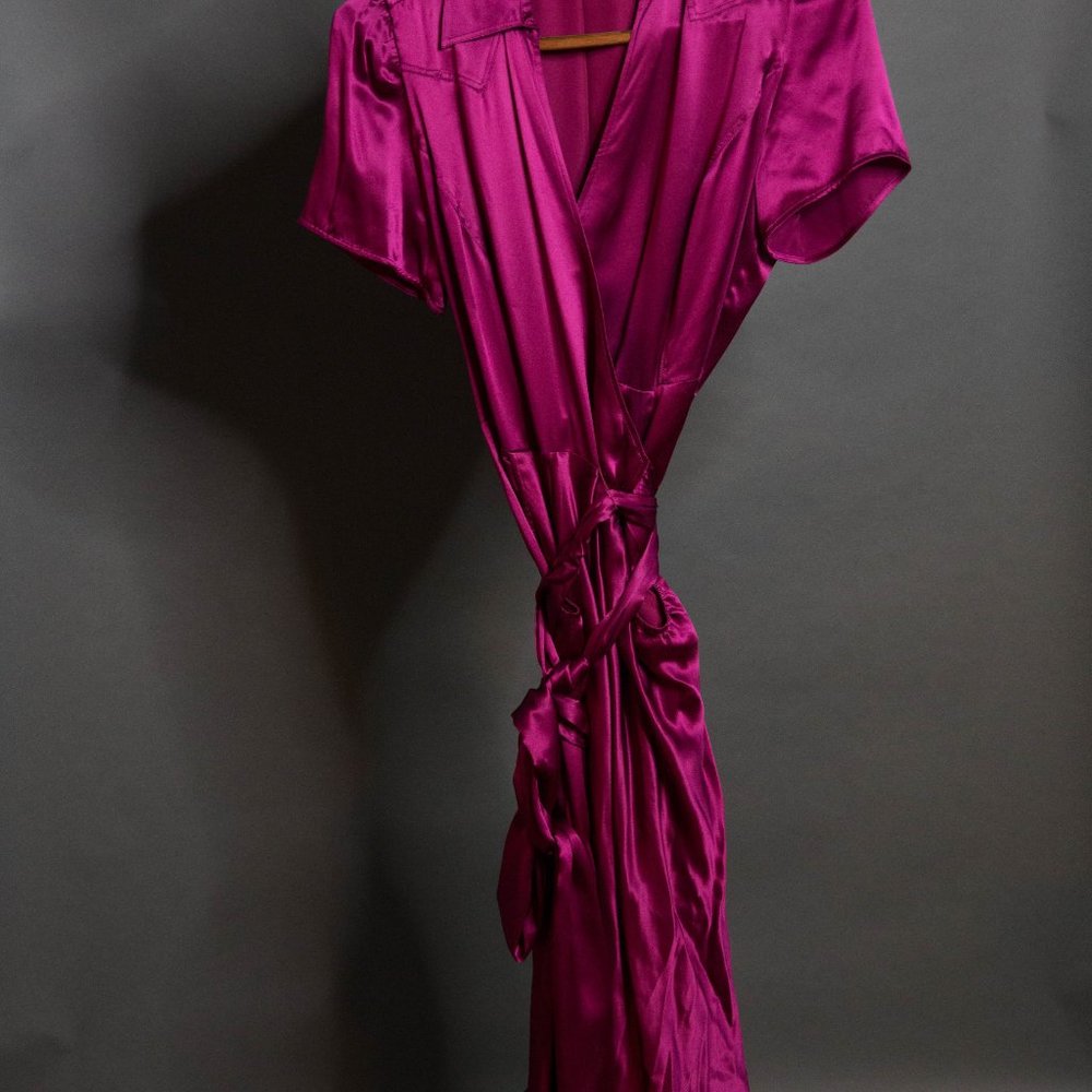 INC silk wrap dress